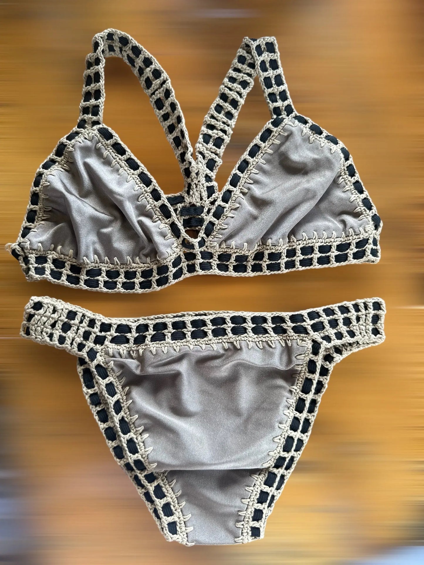 "Cali" Crotchet Bikini Lycra blended Soltans of Swim