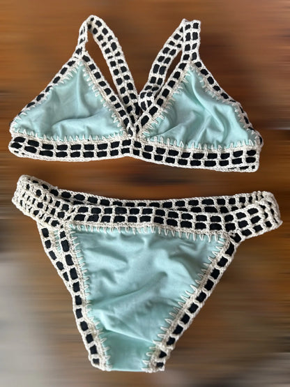 "Cali" Crotchet Bikini Lycra blended Soltans of Swim